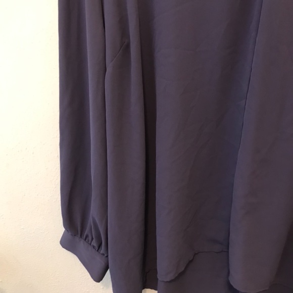 AVA & VIV deep blue/purple blouse - Picture 2 of 4